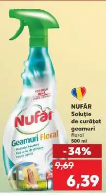 Kaufland NUFĂR Soluție de curățat geamuri floral Ofertă