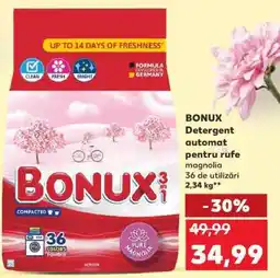Kaufland BONUX Detergent automat pentru rufe magnolia Ofertă