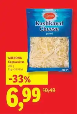 Lidl MILBONA Cașcaval ras Ofertă