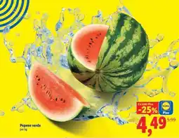 Lidl Pepene verde Ofertă