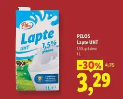 Lidl PILOS Lapte UHT Ofertă