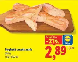 Lidl Baghetă crustă aurie Ofertă