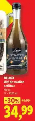 Lidl Deluxe Ulei de măsline nefiltrat Ofertă