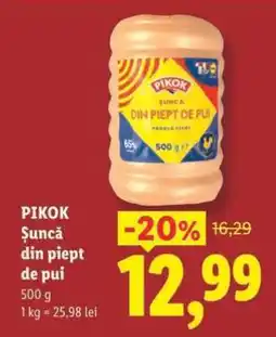 Lidl Pikok Șuncă din piept de pui Ofertă
