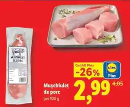 Lidl Mușchiuleț de porc Ofertă