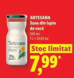 Lidl Artesana Sana din lapte de vacă Ofertă