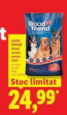 Lidl GOOD FRIEND Hrană uscată pentru câini Ofertă
