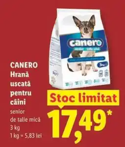 Lidl CANERO Hrană uscată pentru câini Ofertă