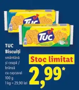 Lidl TUC BISCUITI Ofertă