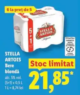Lidl STELLA ARTOIS Bere blondă Ofertă