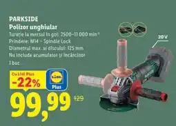 Lidl Parkside Polizor unghiular Ofertă