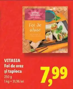 Lidl VITASIA Foi de orez și tapioca Ofertă