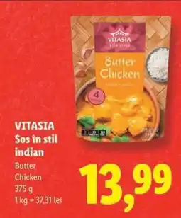 Lidl VITASIA Sos în stil indian Ofertă