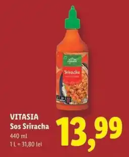 Lidl VITASIA Sos Sriracha Ofertă
