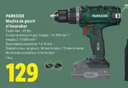 Lidl PARKSIDE Mașină de găurit și înșurubat Ofertă