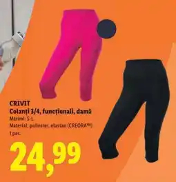 Lidl CRIVIT Colanți 3/4, funcționali, damă Ofertă