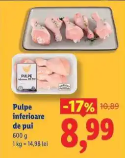 Lidl Pulpe inferioare de pui Ofertă