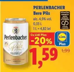 Lidl Perlenbacher Bere Pils Ofertă