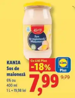 Lidl Kania Sos de maioneză Ofertă