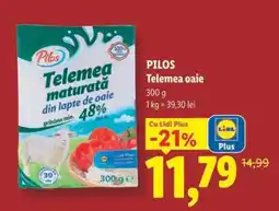 Lidl PILOS Telemea oaie Ofertă