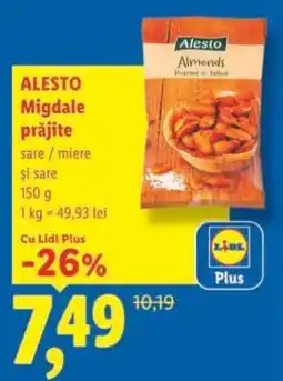 Lidl Alesto Migdale prăjite Ofertă