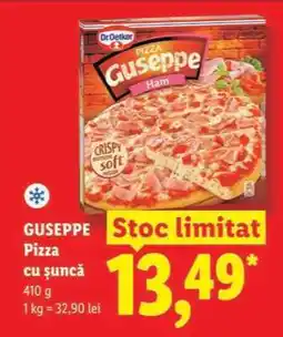 Lidl GUSEPPE Pizza cu șuncă Ofertă