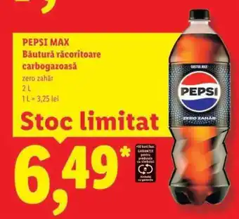 Lidl PEPSI MAX Ofertă