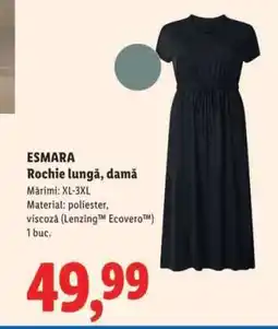 Lidl ESMARA Rochie lungă, damă Ofertă