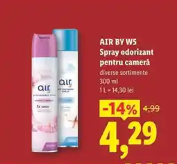 Lidl AIR BY W5 Spray odorizant pentru cameră Ofertă