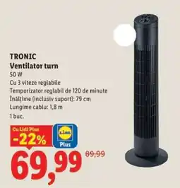 Lidl TRONIC Ventilator turn Ofertă