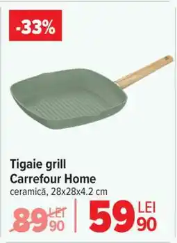 Carrefour Tigaie grill Carrefour Home Ofertă