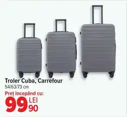 Carrefour Troler Cuba, Carrefour Ofertă