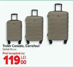Carrefour Troler Canada, Carrefour Ofertă