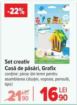 Carrefour Set creativ Casă de păsări, Grafix Ofertă