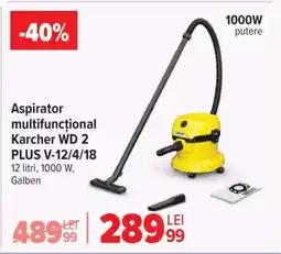 Carrefour Aspirator multifuncțional Karcher WD 2 PLUS V-12/4/18 Ofertă