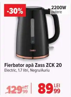 Carrefour Fierbator apă Zass ZCK 20 Ofertă