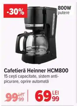 Carrefour Cafetieră Heinner HCM800 Ofertă
