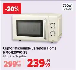 Carrefour Cuptor microunde Carrefour Home HMOR20WC-25 Ofertă