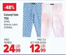 Carrefour Colanți fete, TEX Ofertă