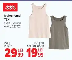 Carrefour Maiou femei TEX Ofertă