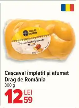 Carrefour Cașcaval împletit și afumat Drag de România Ofertă