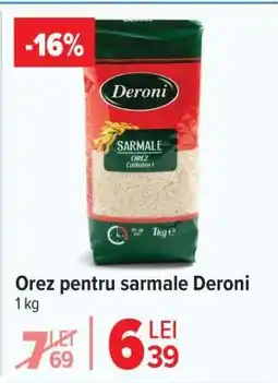 Carrefour Orez pentru sarmale Deroni Ofertă