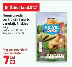 Carrefour Hrană umedă pentru câini picnic varietăți, Friskies Ofertă