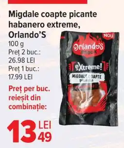 Carrefour Migdale coapte picante habanero extreme, Orlando’S Ofertă