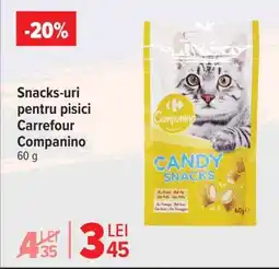 Carrefour Candy Snacks pentru pisici Carrefour Companino Ofertă