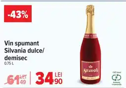 Carrefour Vin spumant Silvania dulce/demisec Ofertă