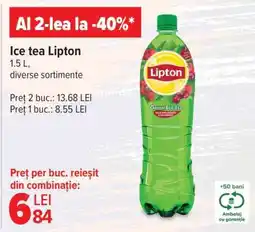 Carrefour Ice tea Lipton Ofertă