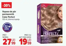 Carrefour Vopsea de păr permanentă Color Perfect Ofertă