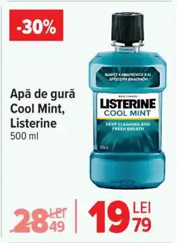 Carrefour Apă de gură Cool Mint, Listerine 500 ml Ofertă