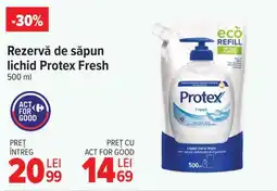 Carrefour Rezervă de săpun lichid Protex Fresh 500 ml Ofertă